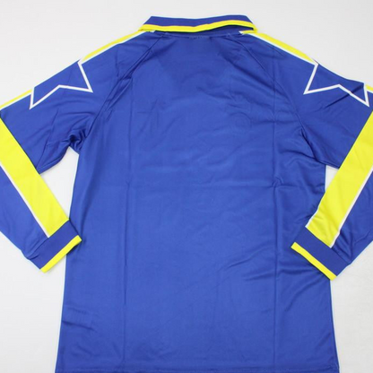 Retro 95/96 Juventus Away Blue Long Sleeve Jersey