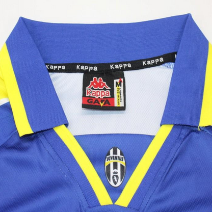 Retro 95/96 Juventus Away Blue Long Sleeve Jersey