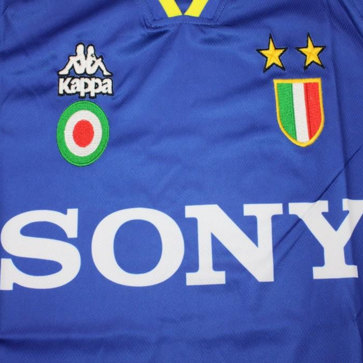 Retro 95/96 Juventus Away Blue Long Sleeve Jersey