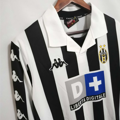 Retro 99/00 Juventus Home Long Sleeve Jersey