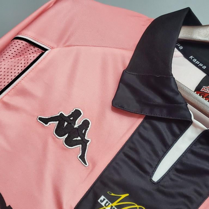 Retro 97/98 Juventus Away Pink Long Sleeve Jersey