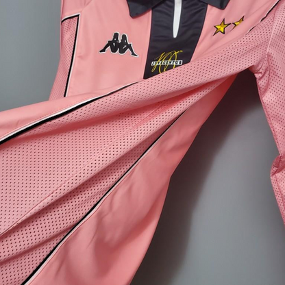Retro 97/98 Juventus Away Pink Long Sleeve Jersey