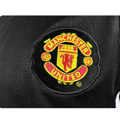 Retro 07/08 Manchester United Away Black Long Sleeve Jersey