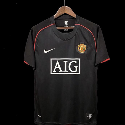Retro 07/08 Manchester United Away Black Jersey