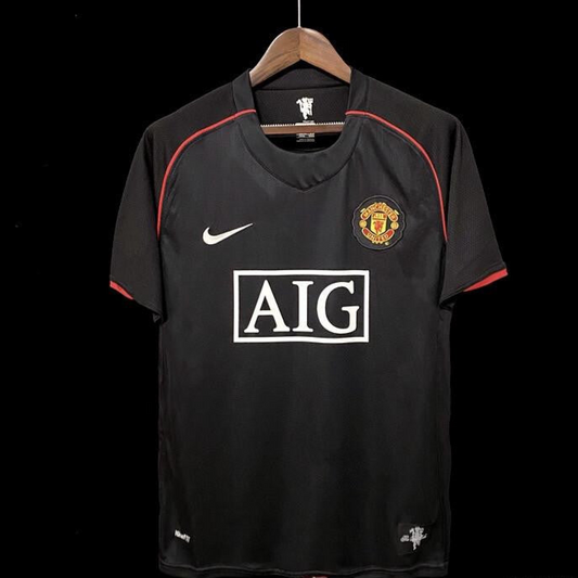 Retro 07/08 Manchester United Away Black Jersey