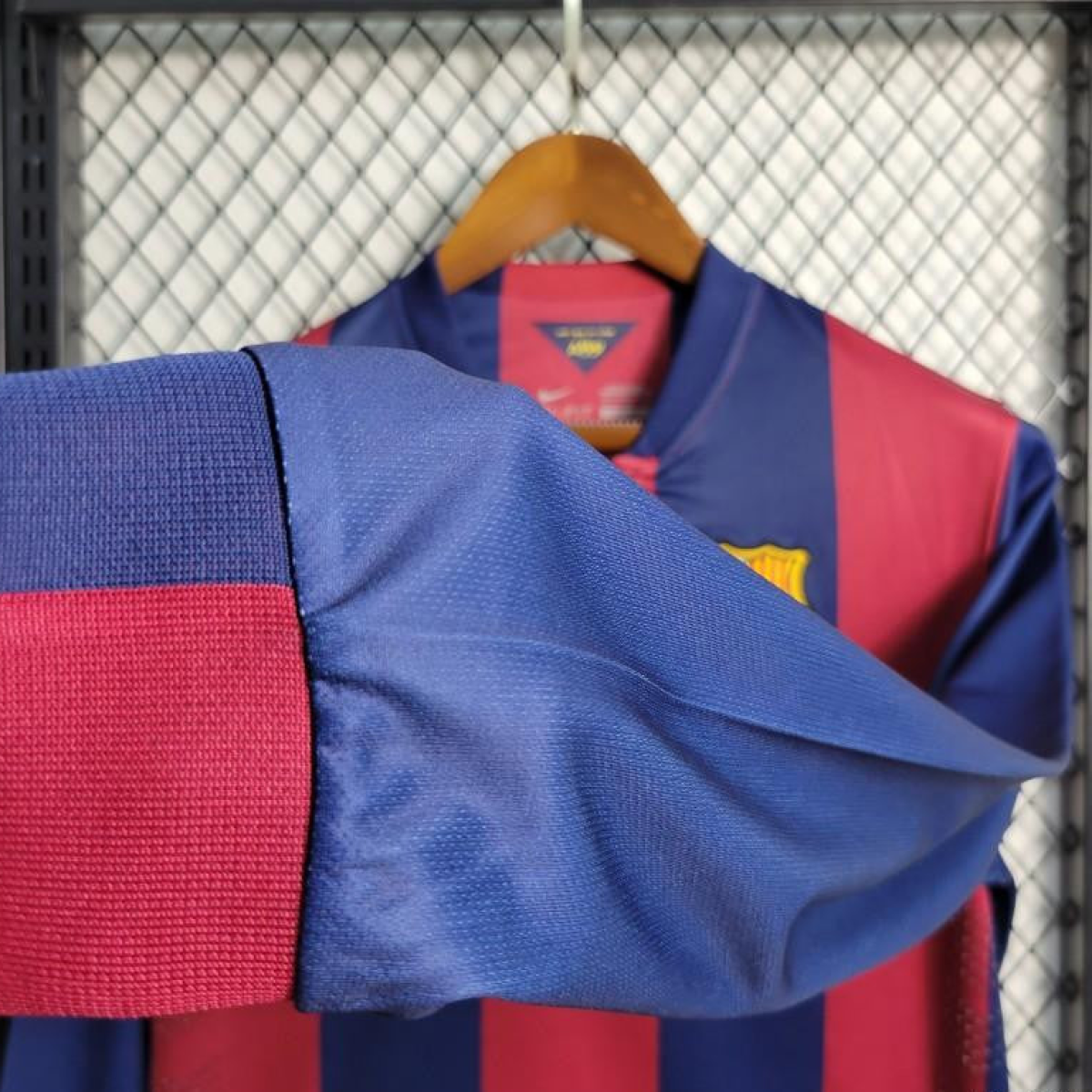 Retro14-15 Barcelona Home Long Sleeve Jersey