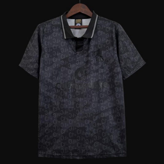 Retro Chelsea 1990 Black Special Black Out Jersey