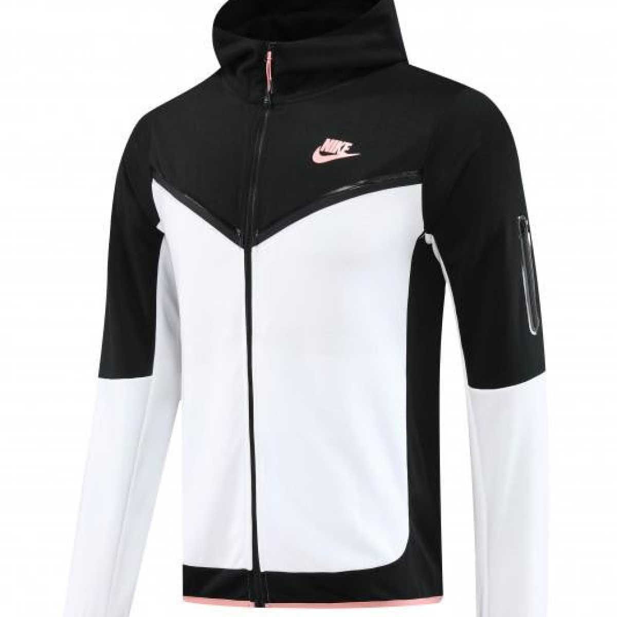 2023 Nike White Black Full Zipper Hoodie Jacket +Pants