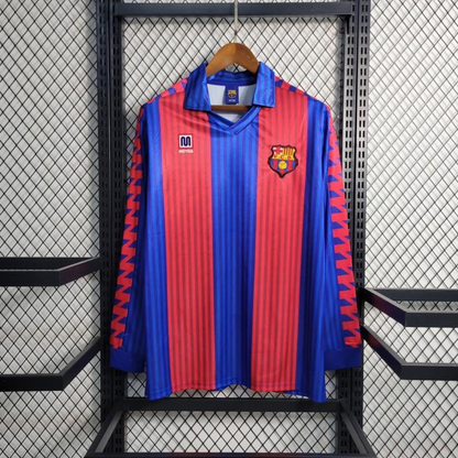 Retro 91/92 Barcelona Home Long Sleeve Jersey