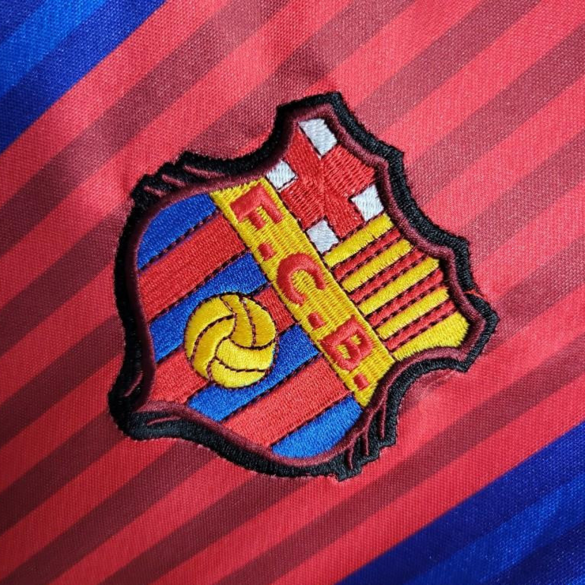Retro 91/92 Barcelona Home Long Sleeve Jersey