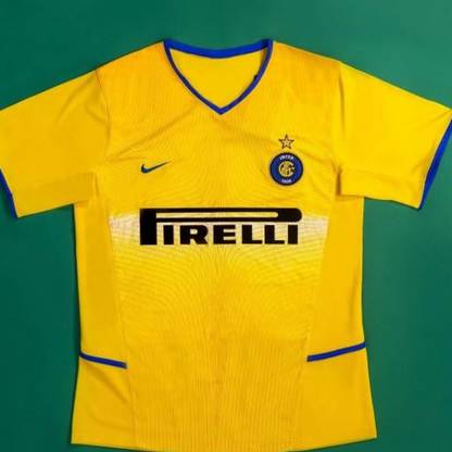 Retro 02/03 Inter Milan Third Yellow Jersey