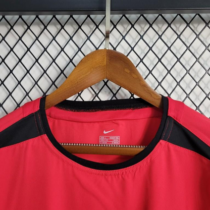 Retro 02/04 Manchester United Long Sleeve Home Jersey