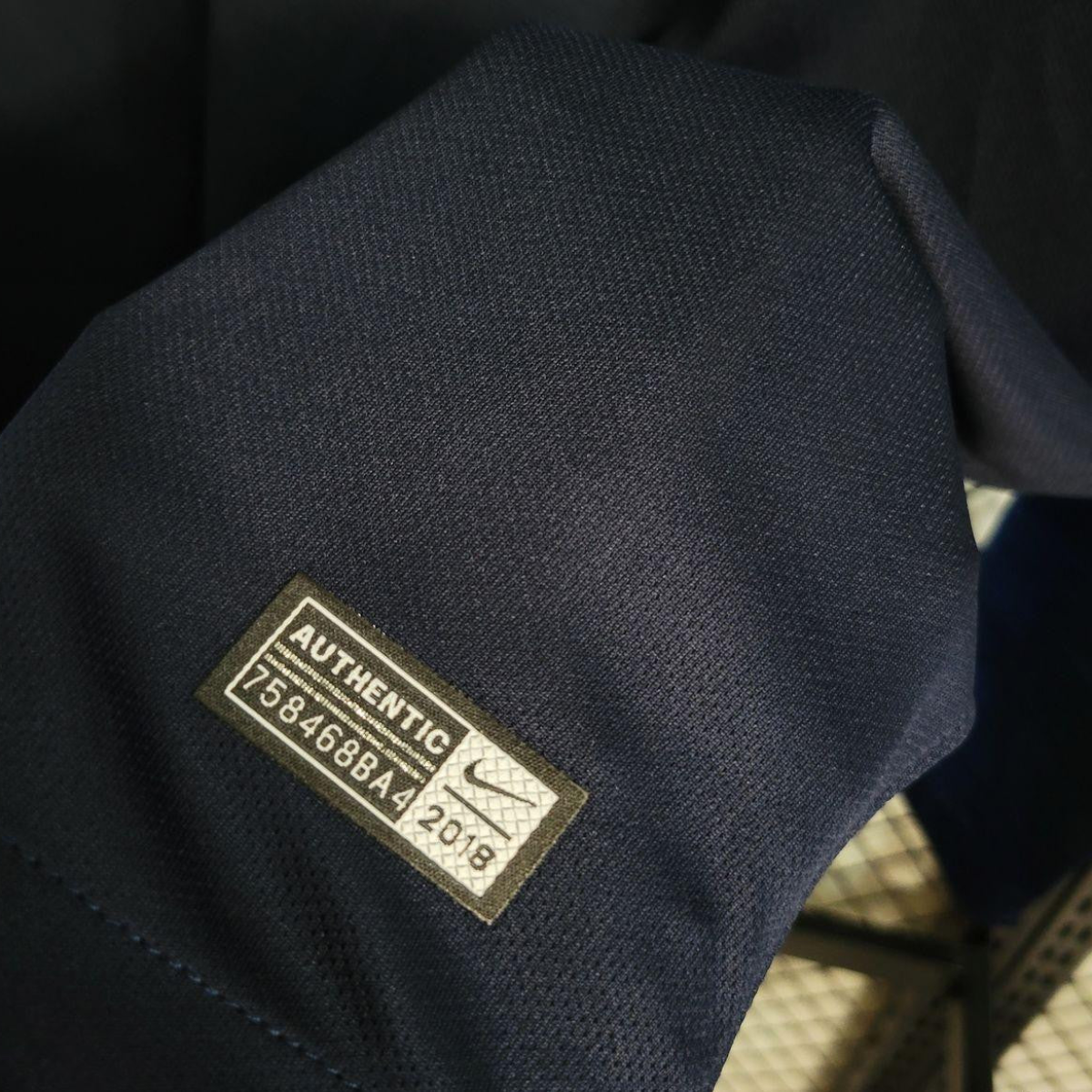 Retro 2018 France Home Long Sleeve Jersey