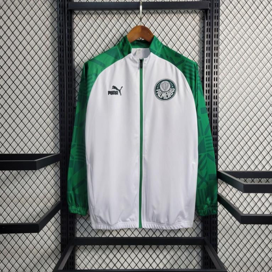 23-24 PALMEIRAS Green White Full Zipper Training Jacket