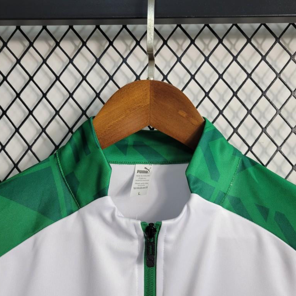 23-24 PALMEIRAS Green White Full Zipper Training Jacket