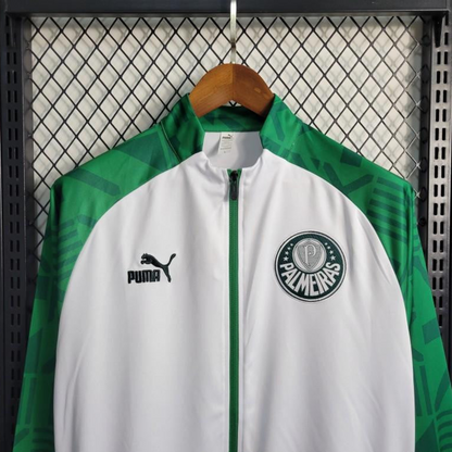 23-24 PALMEIRAS Green White Full Zipper Training Jacket