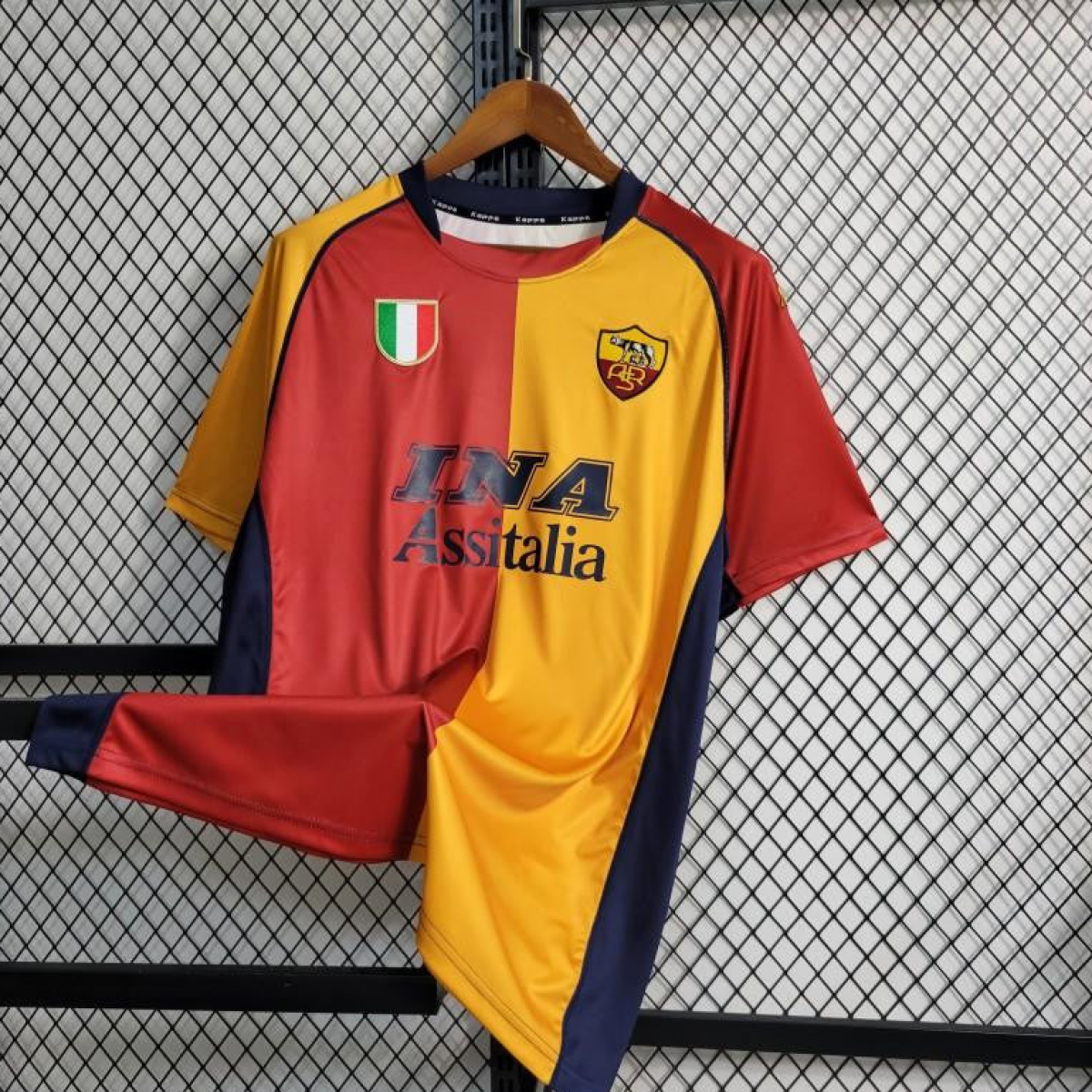 Retro 01/02 Roma Home European Jersey