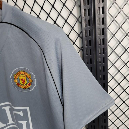 Retro 07-08 Manchester United Gray Goalkeeper Jersey