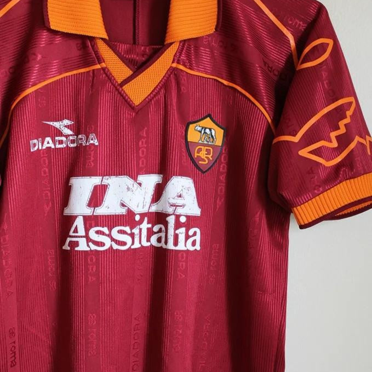 Retro 99/00 AS Roma Home Jersey