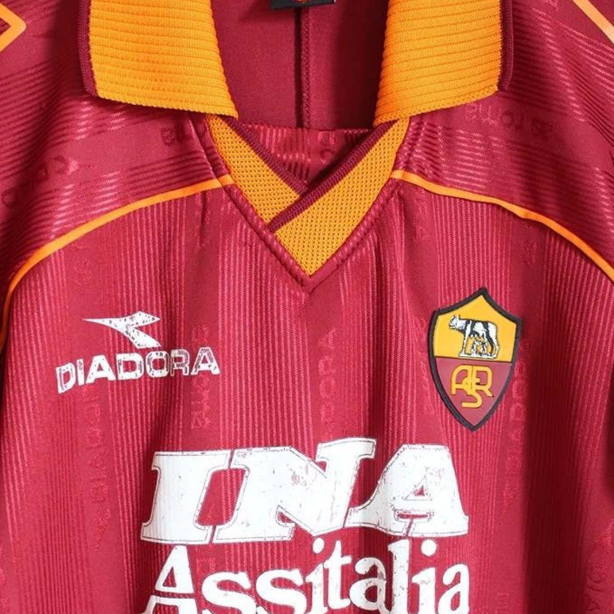 Retro 99/00 AS Roma Home Jersey