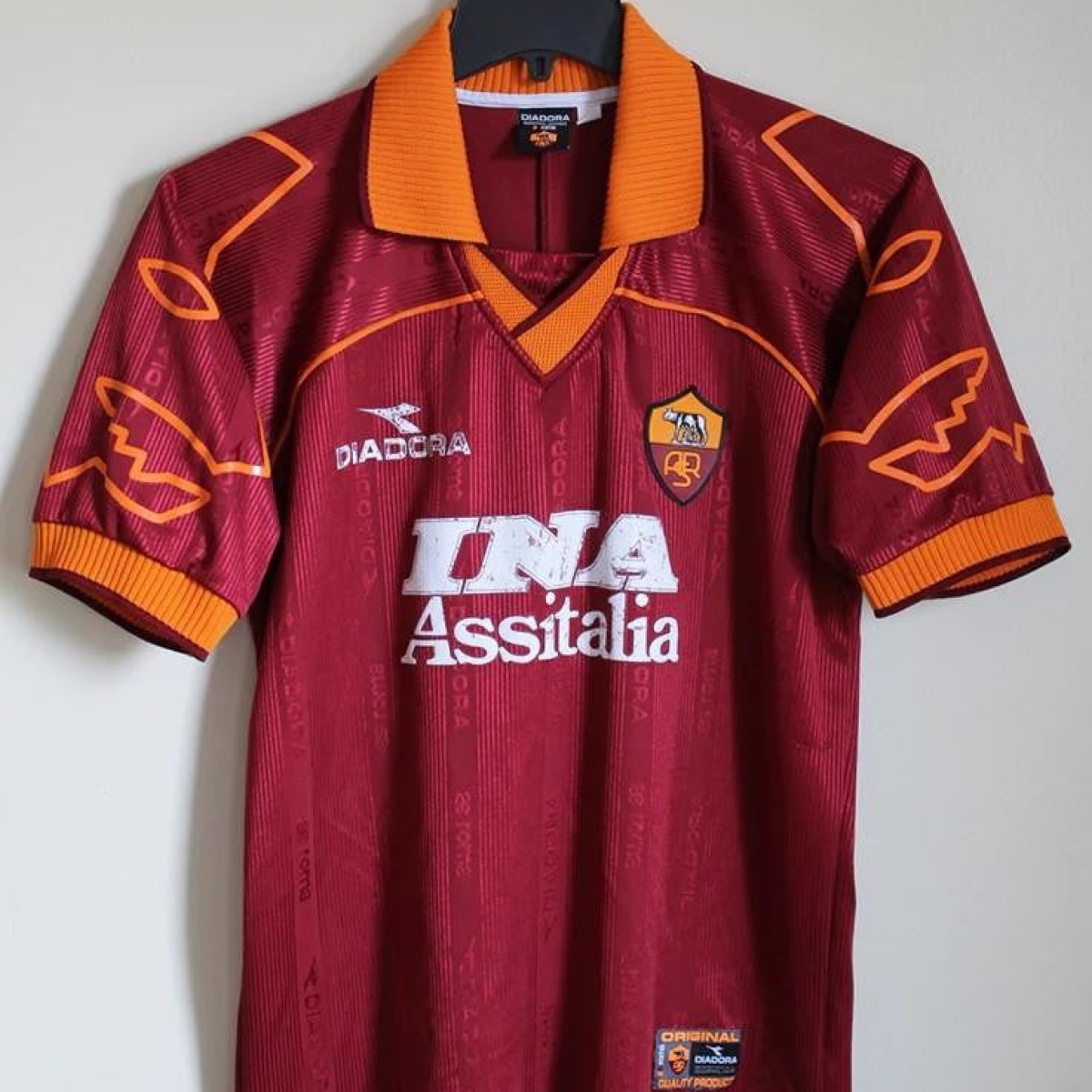 Retro 99/00 AS Roma Home Jersey