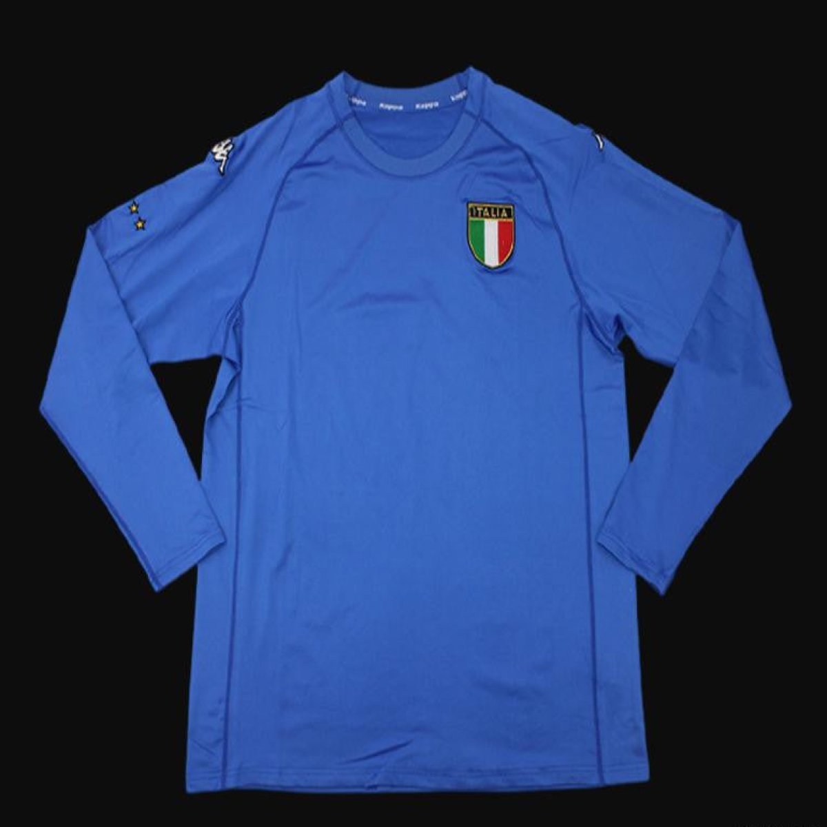 Retro 2000 Italy Home Long Sleeve Jersey