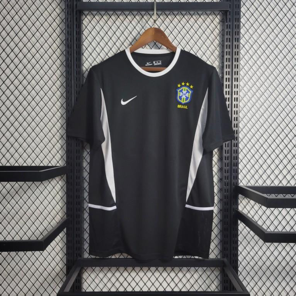 Retro 2002 Brazil Black Goalkeeper Jersey