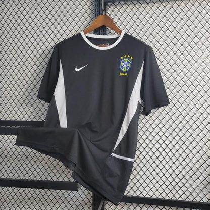 Retro 2002 Brazil Black Goalkeeper Jersey