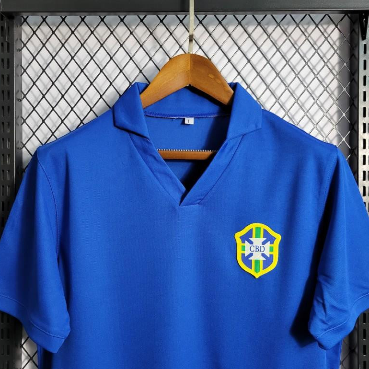 Retro 57-62 Brazil Away Blue Jersey