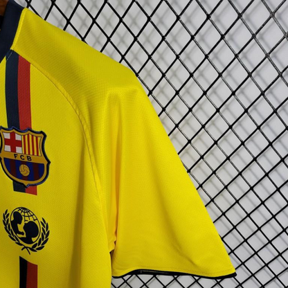Retro 08/09 Barcelona Away Yellow Jersey