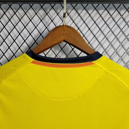 Retro 08/09 Barcelona Away Yellow Jersey
