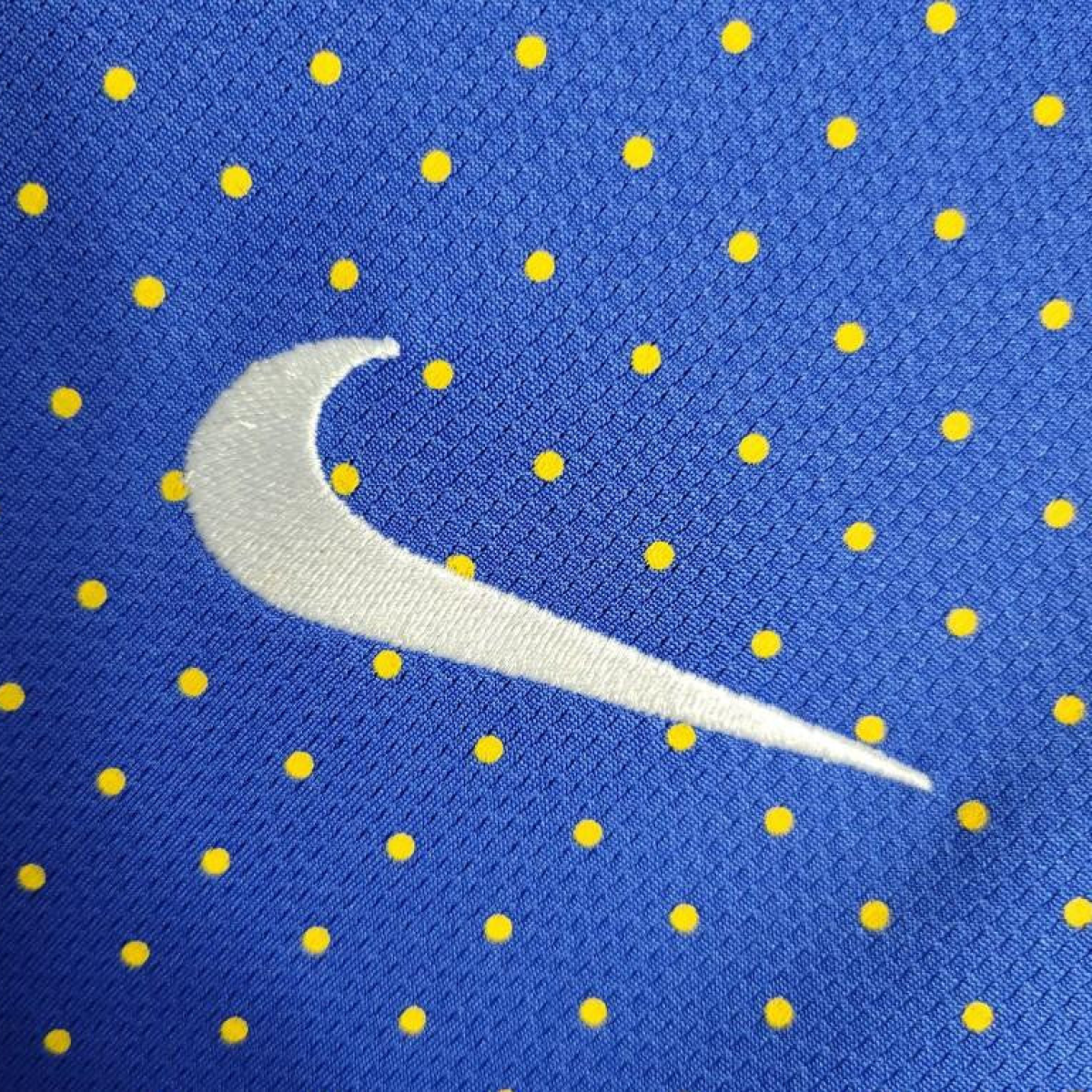 Retro 2010 Brazil Away Blue Jersey
