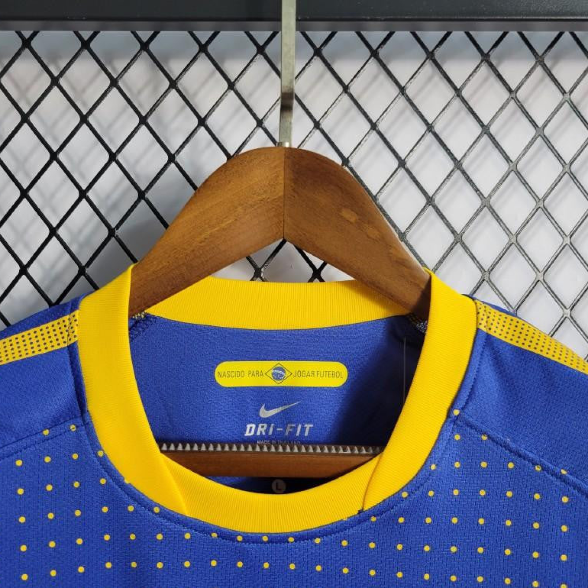 Retro 2010 Brazil Away Blue Jersey