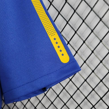 Retro 2010 Brazil Away Blue Jersey