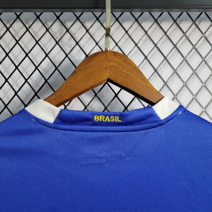 Retro 2006 Brazil Away Blue Jersey