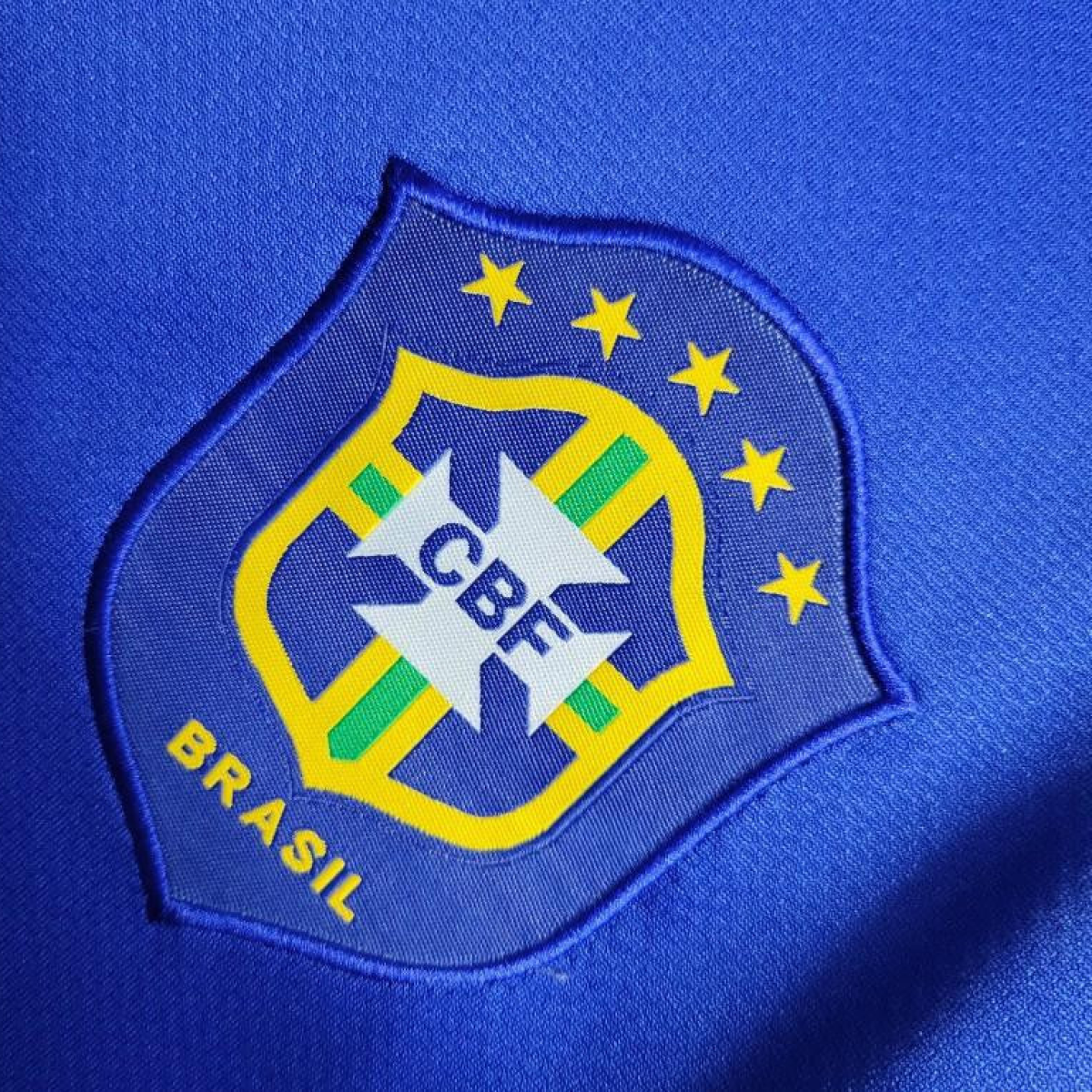 Retro 2006 Brazil Away Blue Jersey