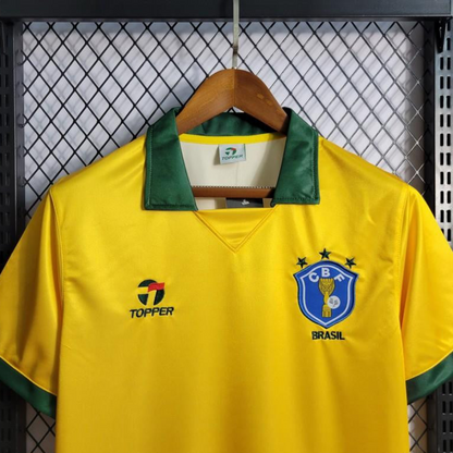 Retro 1988/1990 Brazil Home Jersey