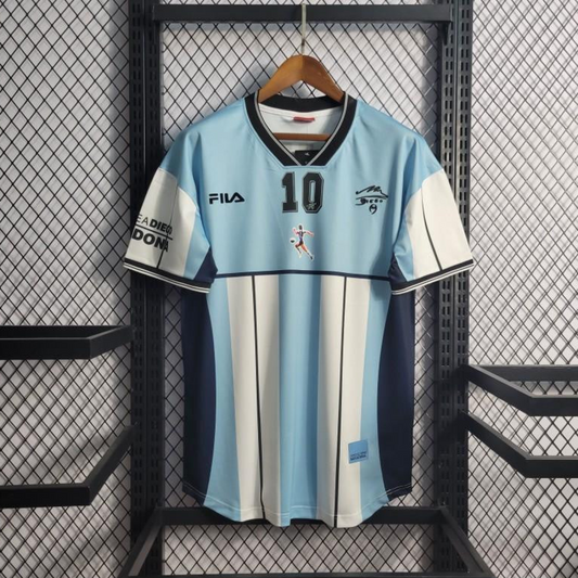 Retro 2001 Argentina Maradona #10 Commemorative Edition Jersey