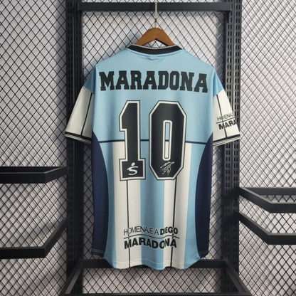 Retro 2001 Argentina Maradona #10 Commemorative Edition Jersey
