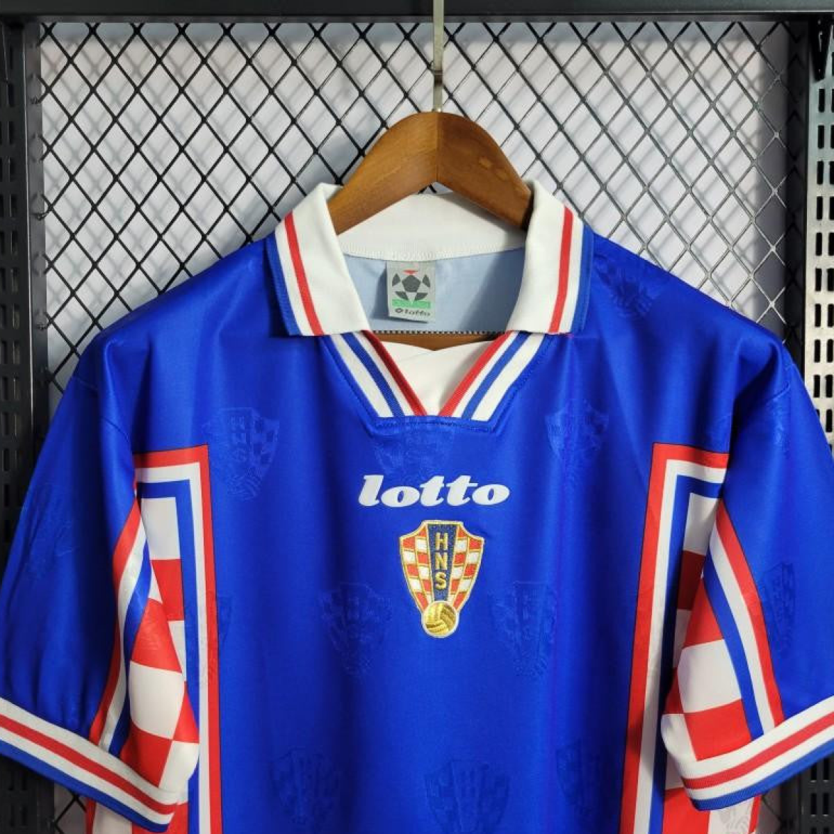 Retro 1998 Croatia Away Blue Jersey