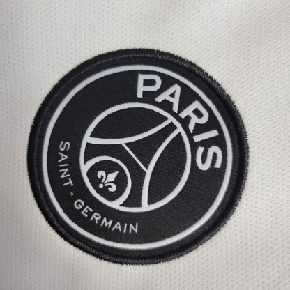 Retro Long Sleeve 18-19 PSG White Champions League Jersey