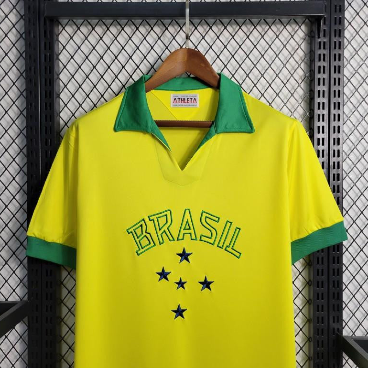 Retro 1958 Brazil Home Jersey