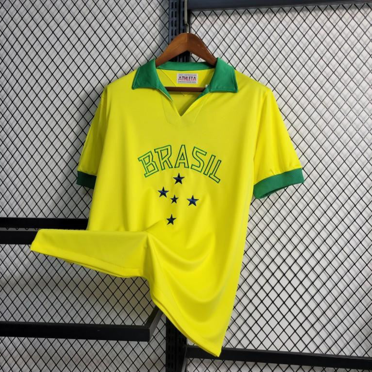 Retro 1958 Brazil Home Jersey