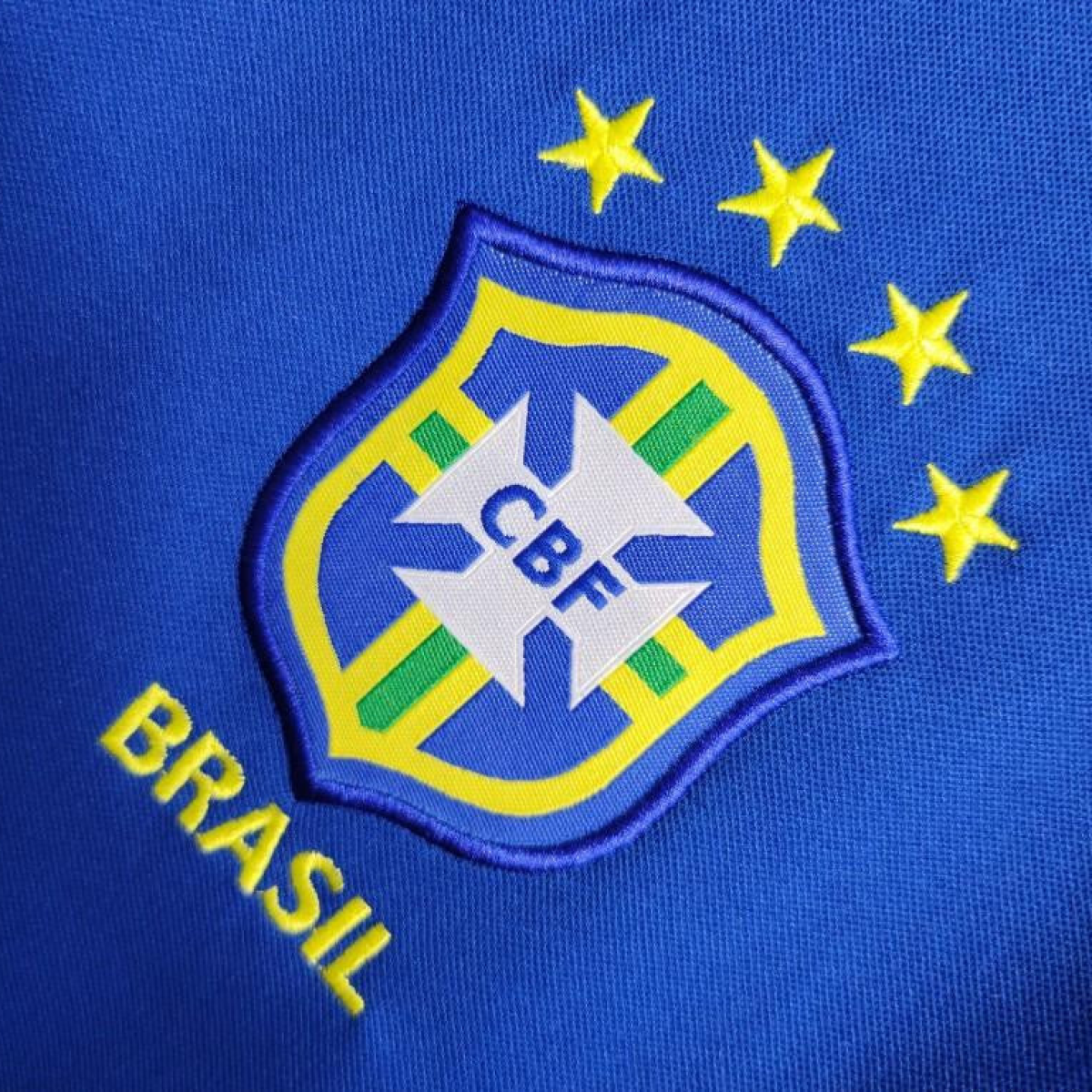 Retro 1997 Brazil Away Blue Jersey