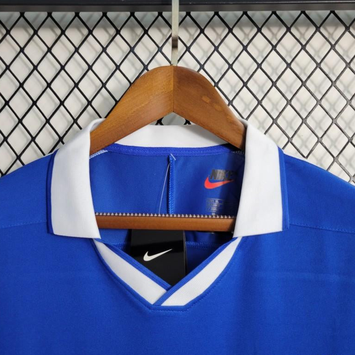 Retro 1997 Brazil Away Blue Jersey