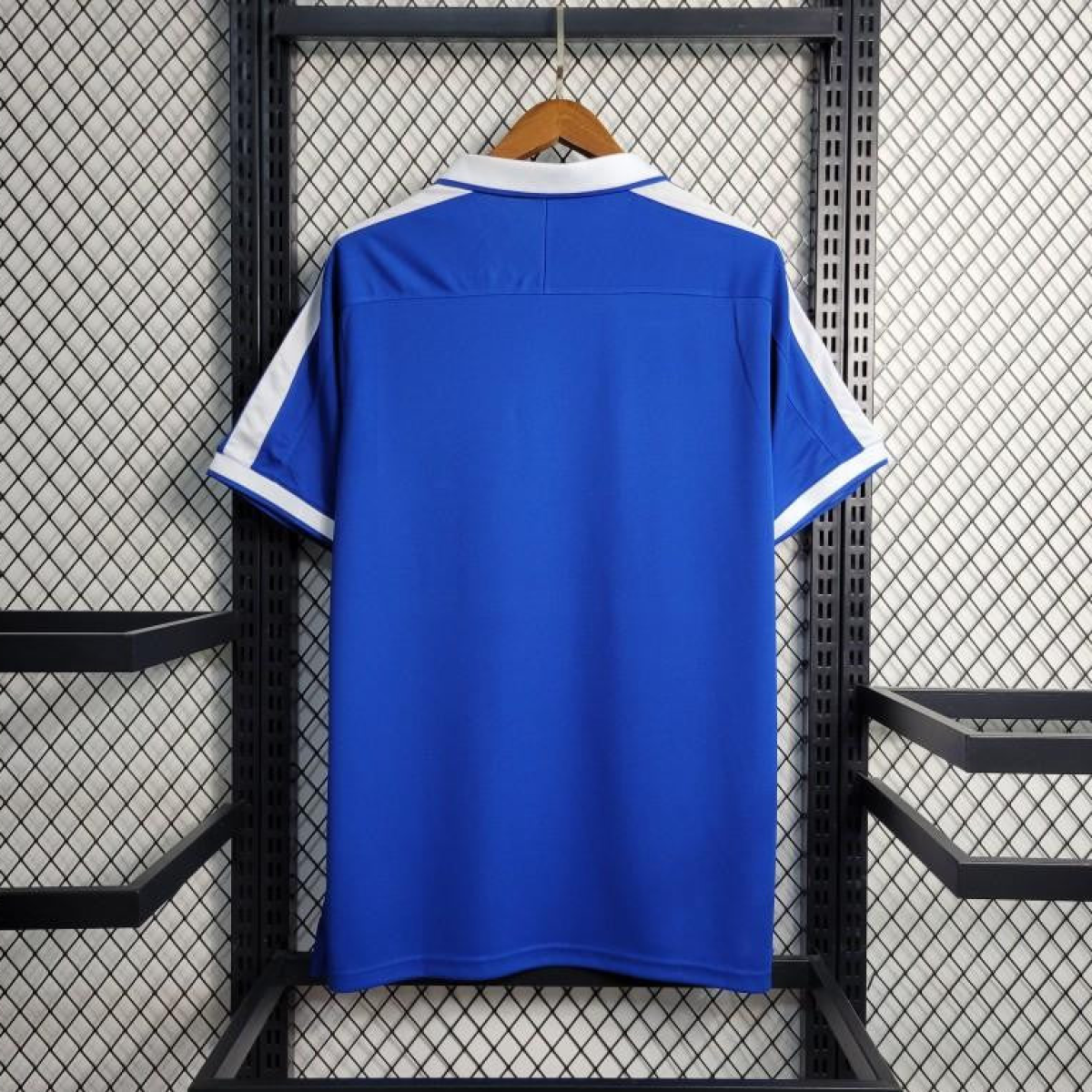 Retro 1997 Brazil Away Blue Jersey