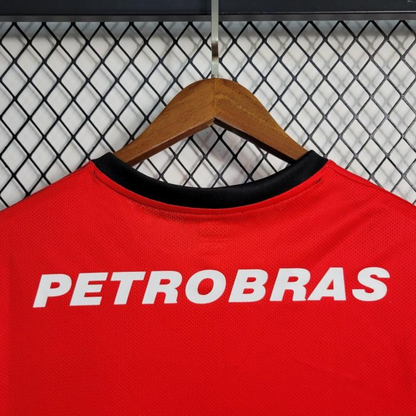 Retro 08-09 Flamengo Third Black Red Jersey