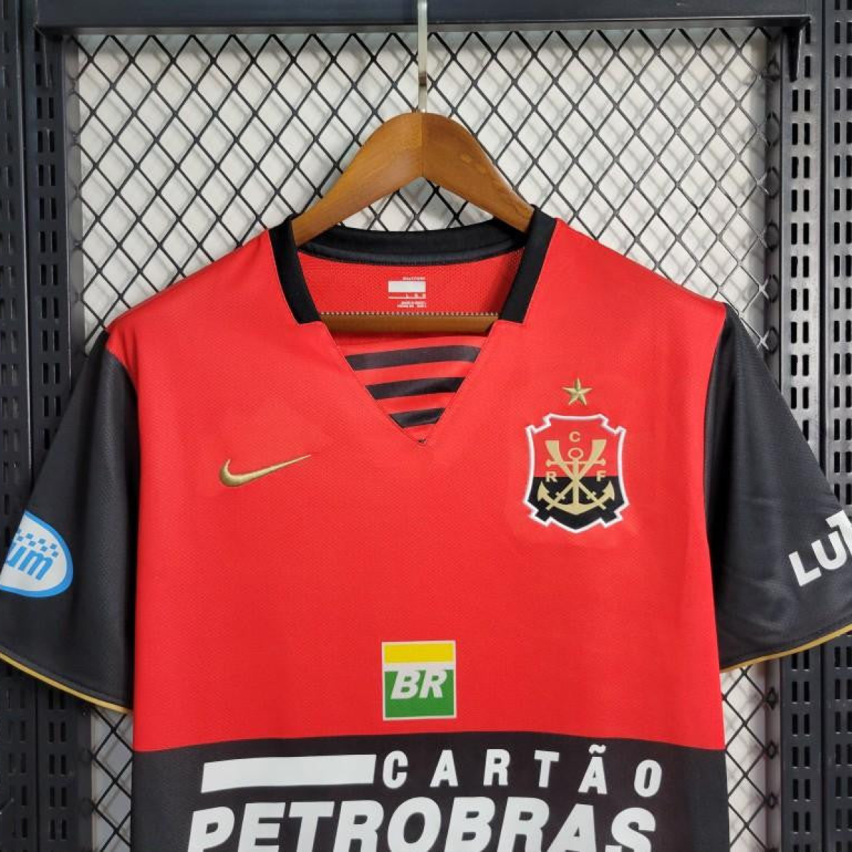 Retro 08-09 Flamengo Third Black Red Jersey