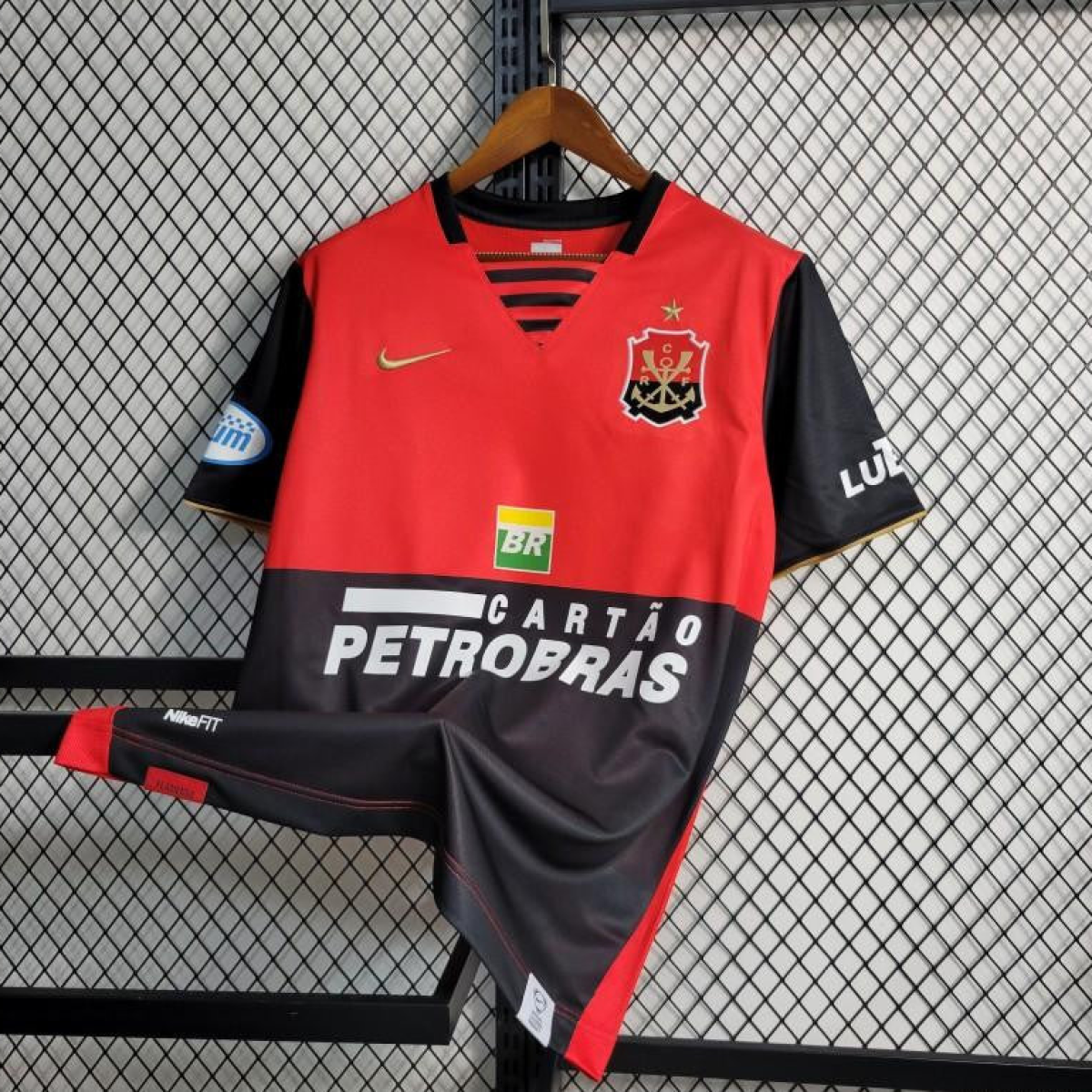 Retro 08-09 Flamengo Third Black Red Jersey