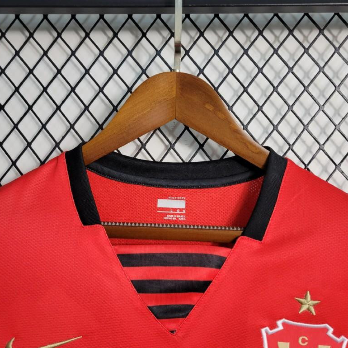 Retro 08-09 Flamengo Third Black Red Jersey